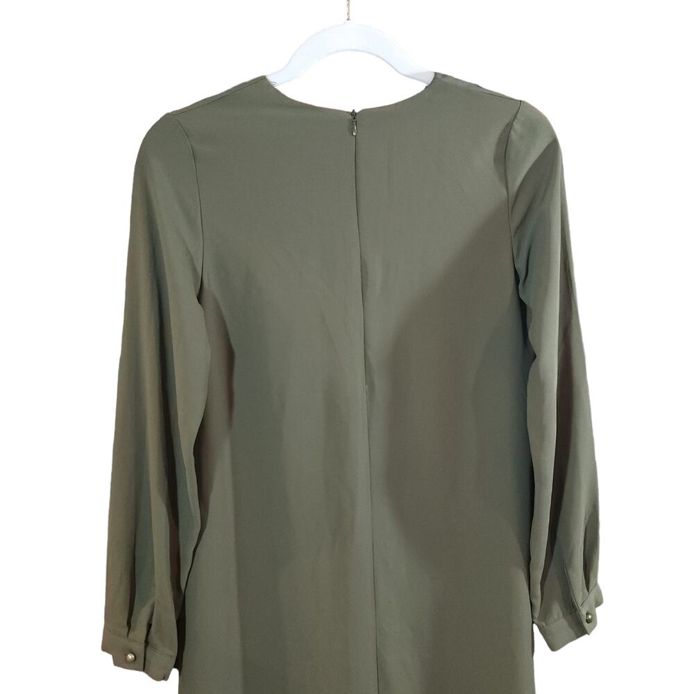 Aynaz Beaded Long Sleeve Midi Dress Modest Wedding Guest Party Women's 38 NWT - Picture 6 of 7
